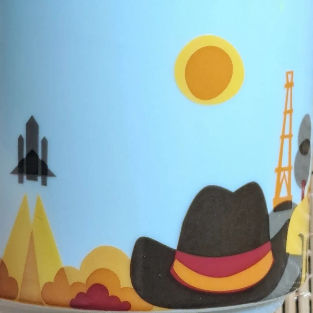 Starbucks Houston City Coffee/Tea Cup Ivory‎ Mug 14 oz You Are Here Collection